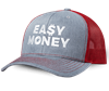 Victory Style Easy Money hat - gray and red